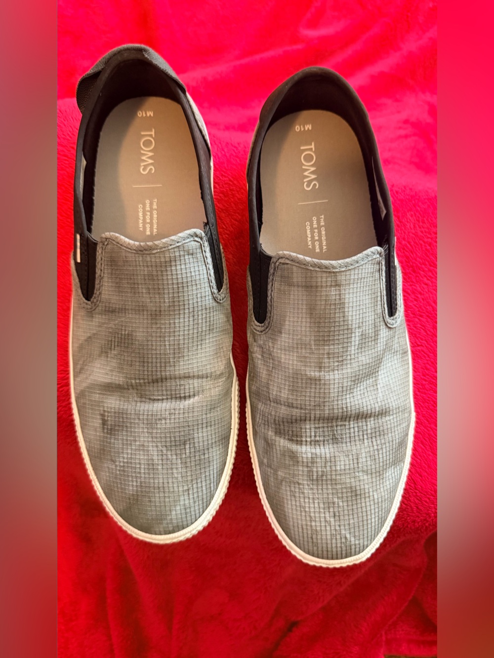 TOMS 10 Sage Tie Dye
Ripstop/Techy Woven
 Men's Slip-On Loafers - Picture 2 of 8